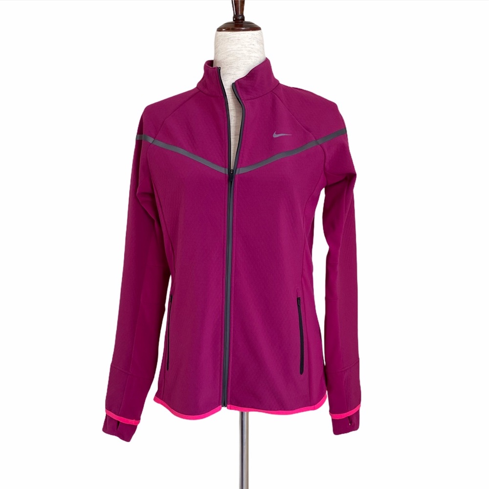 Nike Athletic Reflective Strip Running Jacket